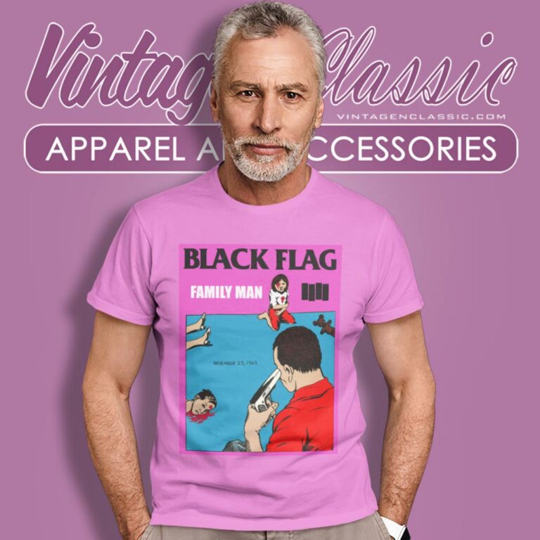 Black Flag Family Man T Shirt Black Flag Family Man T Shirt