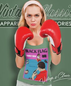 Black Flag Family Man Tank Top Racerback