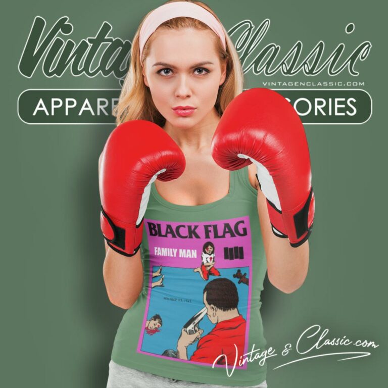 Black Flag Family Man Tank Top Racerback Black Flag Family Man Tank Top Racerback