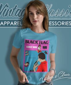 Black Flag Family Man Women T Shirt