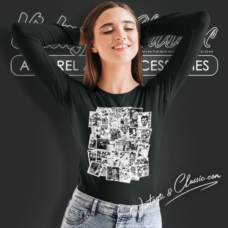 Black Flag Henry Rollins Long Sleeve Tee Black Flag Henry Rollins Long Sleeve Tee