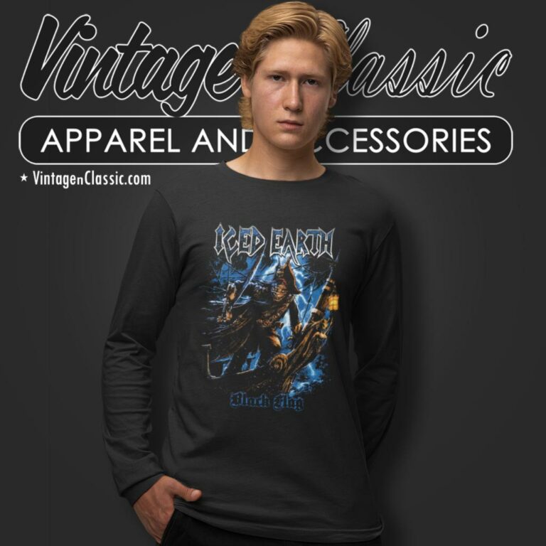 Black Flag Iced Earth Long Sleeve Tee Black Flag Iced Earth Long Sleeve Tee