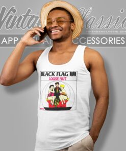 Black Flag Loose Nut Album Tank Top Racerback