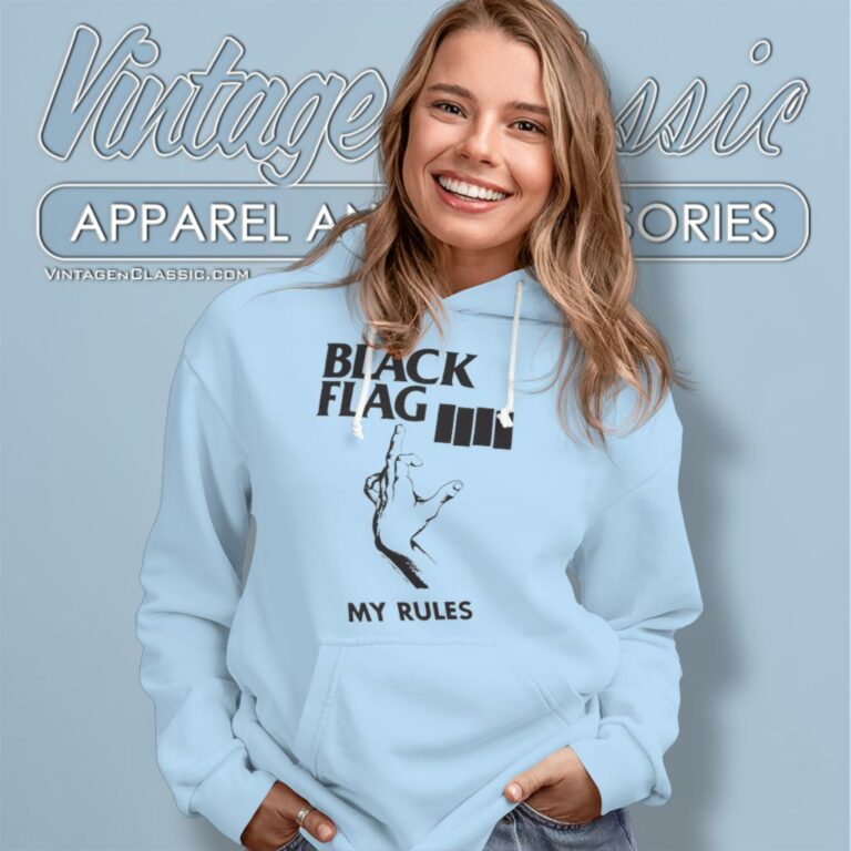 Black Flag My Rules Hoodie Black Flag My Rules Hoodie