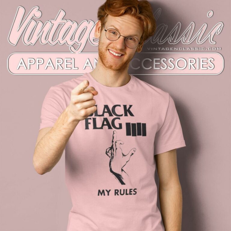 Black Flag My Rules T Shirt Black Flag My Rules T Shirt