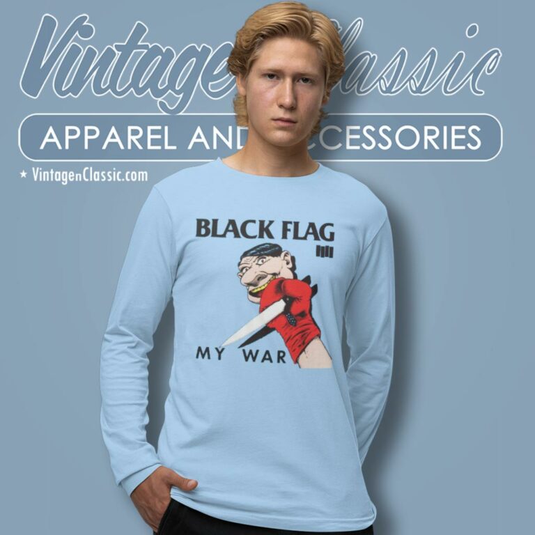 Black Flag My War Long Sleeve Tee Black Flag My War Long Sleeve Tee