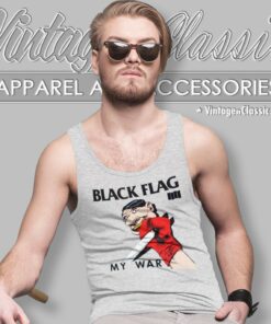 Black Flag My War Tank Top Racerback