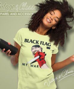 Black Flag My War Women T Shirt