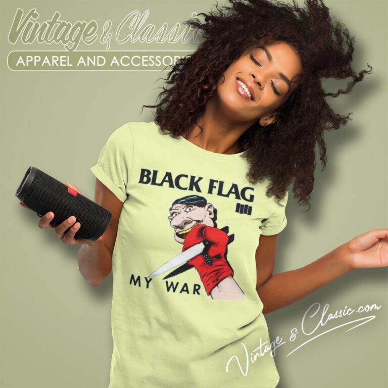 Black Flag My War Women T Shirt Black Flag My War Women T Shirt