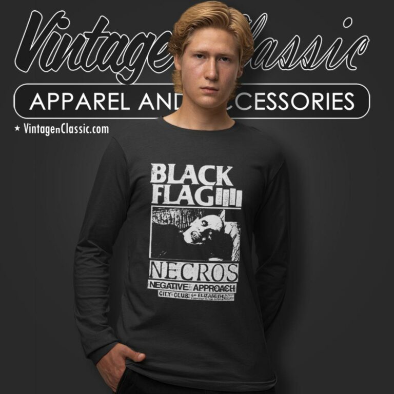 Black Flag Necros Long Sleeve Tee Black Flag Necros Long Sleeve Tee