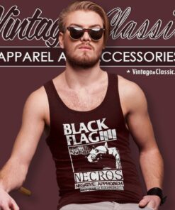Black Flag Necros Tank Top Racerback