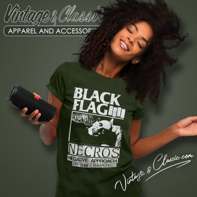 Black Flag Necros Women T Shirt Black Flag Necros Women T Shirt