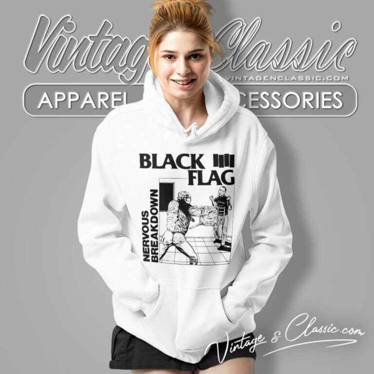 Black Flag Nervous Breakdown Album Hoodie Black Flag Nervous Breakdown Album Hoodie