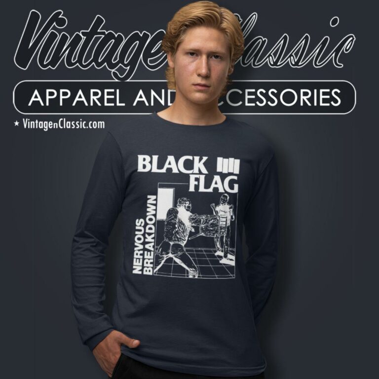 Black Flag Nervous Breakdown Long Sleeve Tee Black Flag Nervous Breakdown Long Sleeve Tee