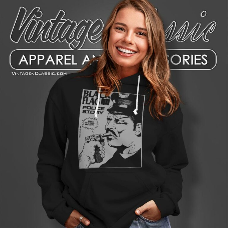 Black Flag Police Story Hoodie Black Flag Police Story Hoodie