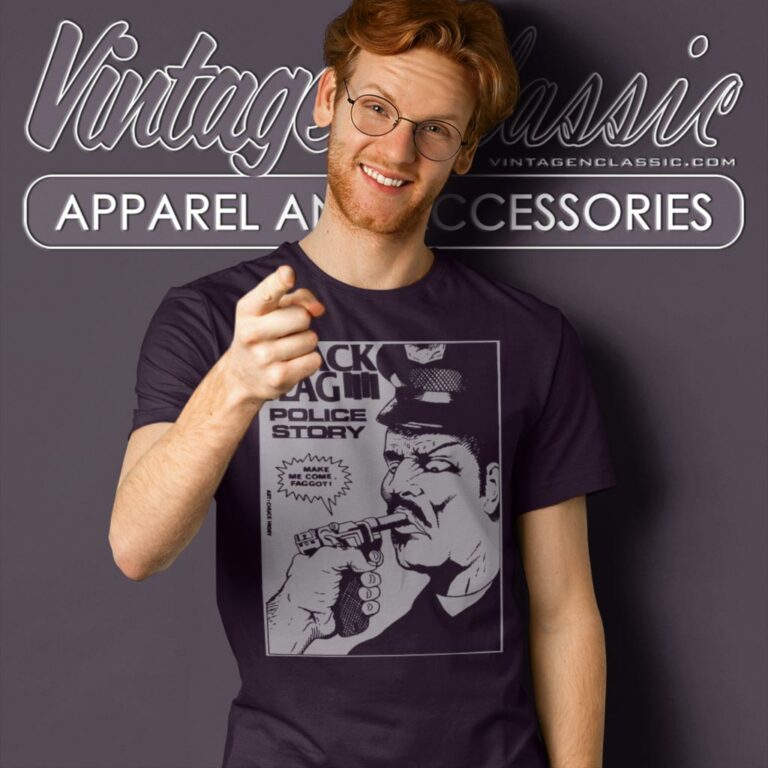 Black Flag Police Story T Shirt Black Flag Police Story T Shirt