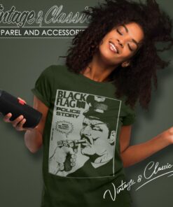 Black Flag Police Story Women T Shirt