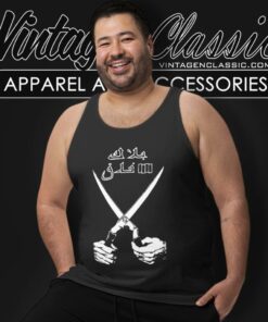 Black Flag Shirt Everything Went Black Arabic Tank Top Racerback