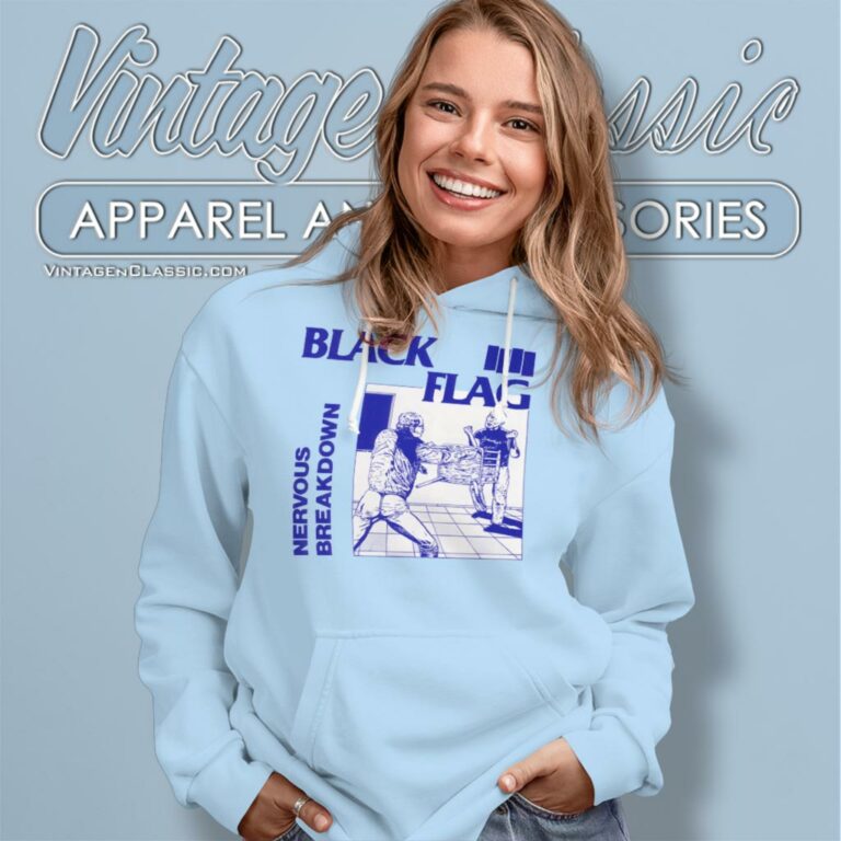 Black Flag Shirt Nervous Breakdown Hoodie Black Flag Shirt Nervous Breakdown Hoodie