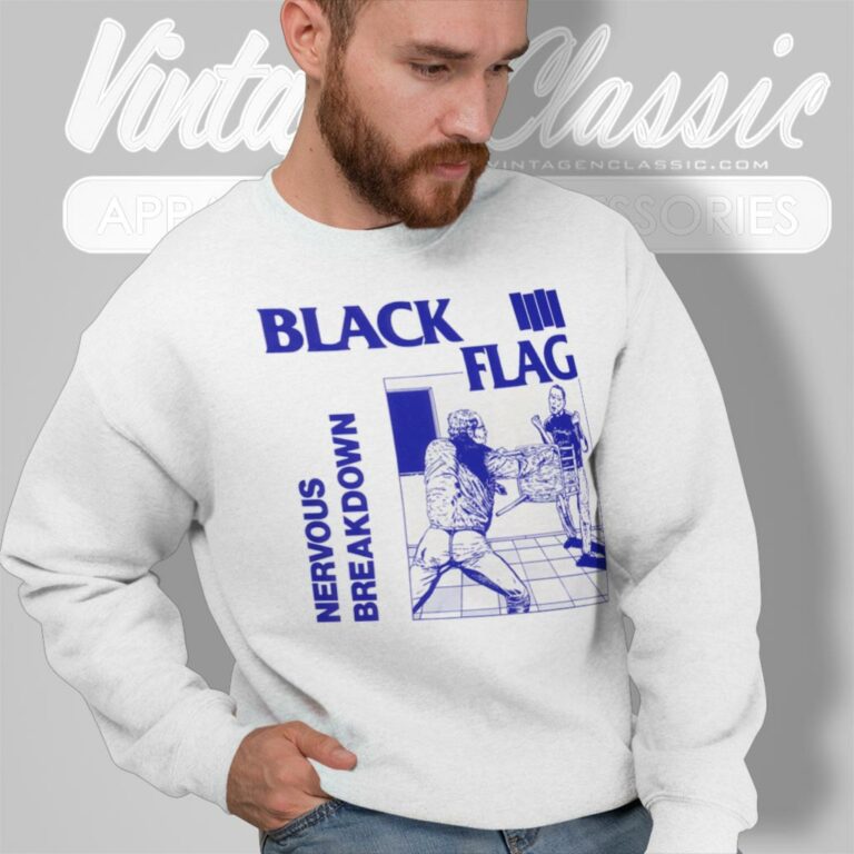 Black Flag Shirt Nervous Breakdown Sweatshirt Black Flag Shirt Nervous Breakdown Sweatshirt