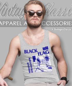Black Flag Shirt Nervous Breakdown Tank Top Racerback