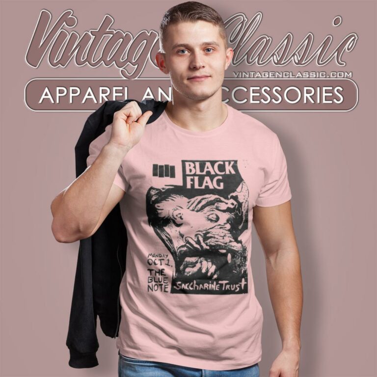 Black Flag Show Flyer T Shirt Black Flag Show Flyer T Shirt