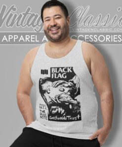 Black Flag Show Flyer Tank Top Racerback
