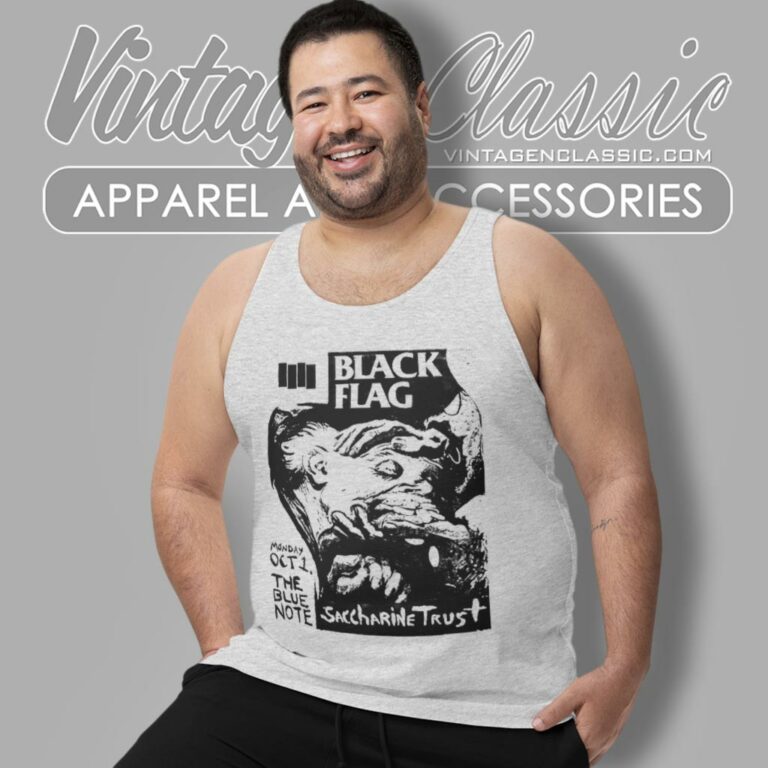 Black Flag Show Flyer Tank Top Racerback Black Flag Show Flyer Tank Top Racerback