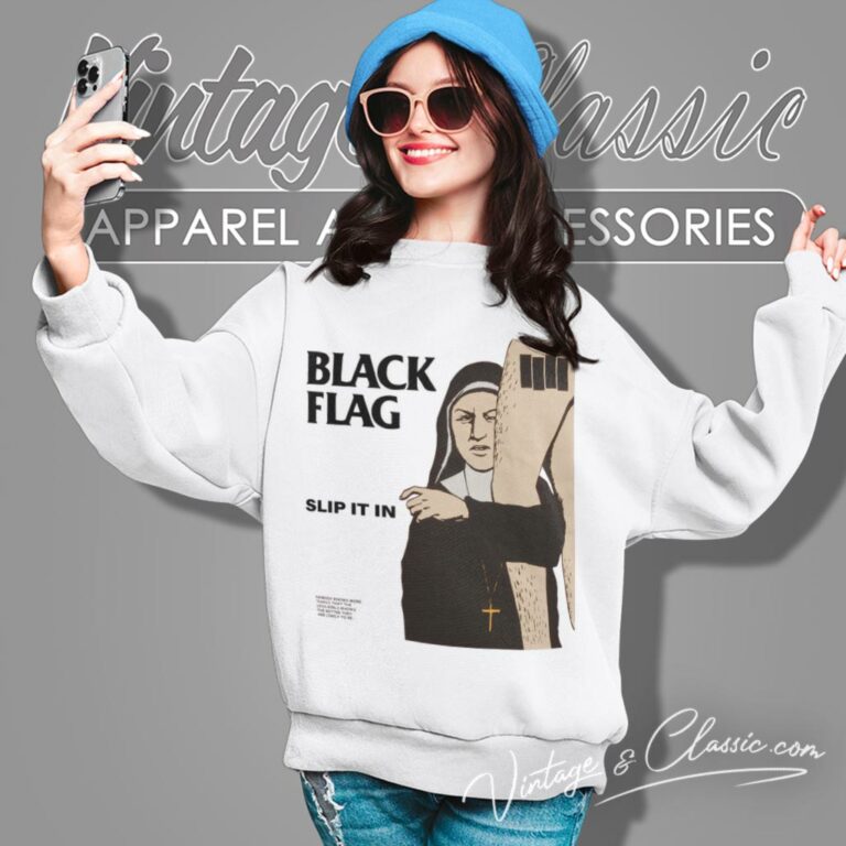 Black Flag Slip It In Sweatshirt Black Flag Slip It In Sweatshirt