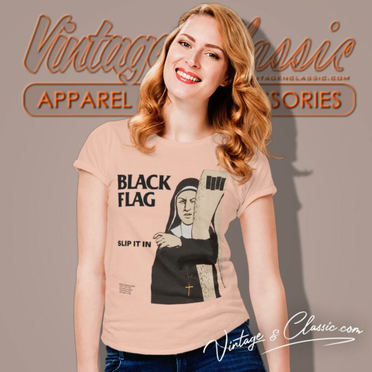 Black Flag Slip It In Women T Shirt Black Flag Slip It In Women T Shirt