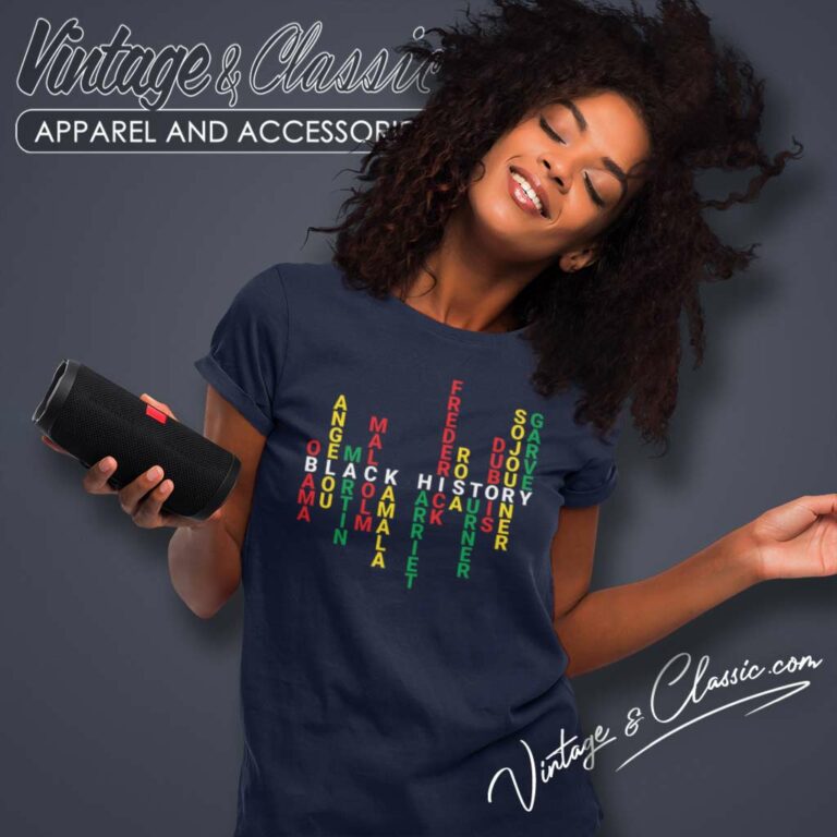 Black History Month Shirt Human Rights Names Women TShirt Black History Month Shirt Human Rights Names Women TShirt