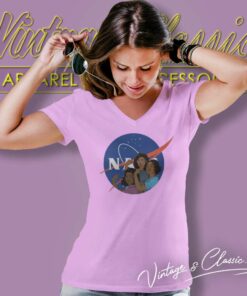 Black History Month Shirt Katherine Johnson Mary Jackson Dorothy Vaugha 4 Black History Month Shirt Katherine Johnson Mary Jackson Dorothy Vaugha V Neck TShirt