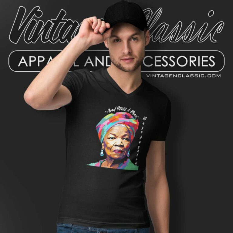 Black History Month Shirt Maya Angelou V Neck TShirt Black History Month Shirt Maya Angelou V Neck TShirt