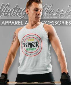 Black History Shirt Black Pride Tank Top Racerback