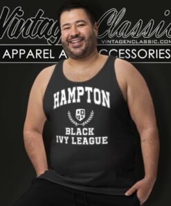 Black Ivy League Hampton University Tank Top Racerback