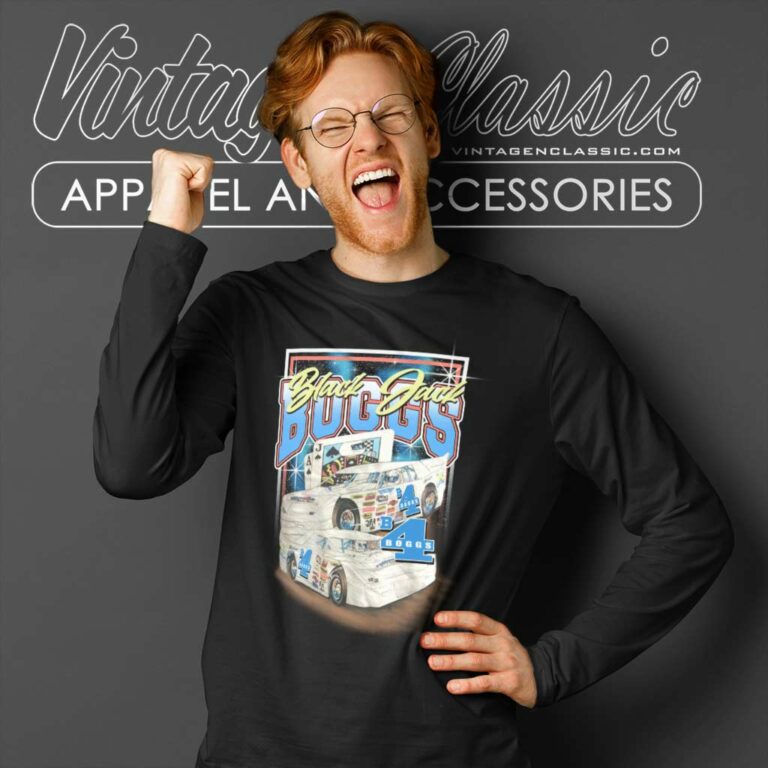 Black Jack Boggs Nascar Racing Long Sleeve Tee Black Jack Boggs Nascar Racing Long Sleeve Tee
