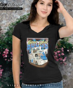 Black Jack Boggs Nascar Racing V Neck TShirt