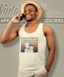 Black Live Matter Rick And Morty Tank Top Racerback