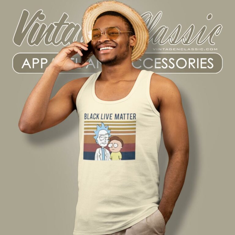 Black Live Matter Rick And Morty Tank Top Racerback Black Live Matter Rick And Morty Tank Top Racerback