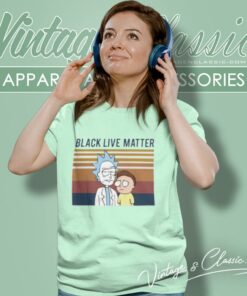 Black Live Matter Rick And Morty Women T Shirt