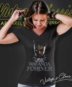 Black Panther 2 Shirt Wakanda Forever King T'challa 5 Black Panther 2 Shirt Wakanda Forever King Tchalla V Neck TShirt