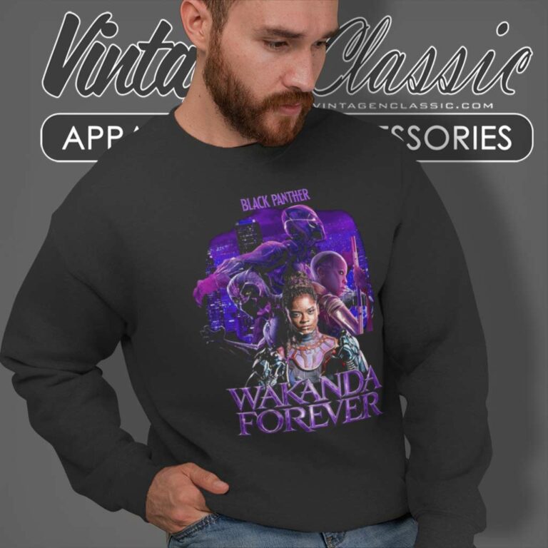 Black Panther 2 Wakanda Forever Sweatshirt Black Panther 2 Wakanda Forever Sweatshirt