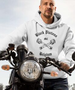 Black Pistons Mc Belgium Hoodie
