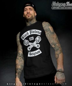 Black Pistons Mc Belgium Tank Top