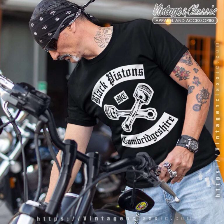 Black Pistons Mc Cambridgeshire T Shirt Black Pistons Mc Cambridgeshire T Shirt