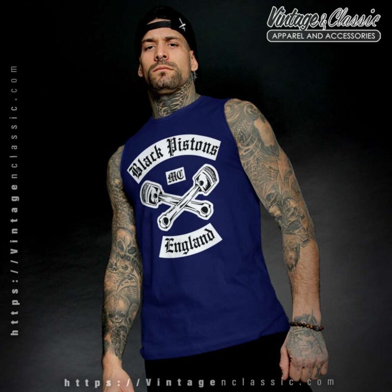 Black Pistons Mc England Tank Top Black Pistons Mc England Tank Top
