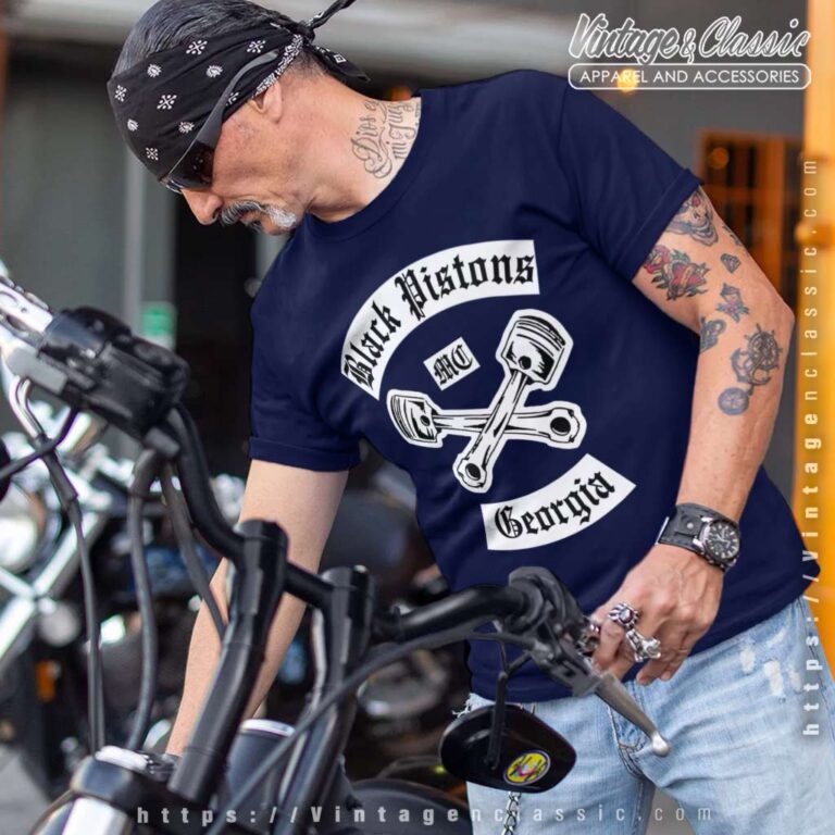 Black Pistons Mc Georgia T Shirt Black Pistons Mc Georgia T Shirt