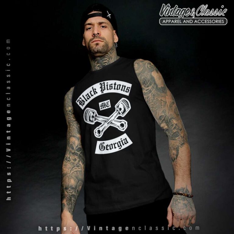 Black Pistons Mc Georgia Tank Top Black Pistons Mc Georgia Tank Top