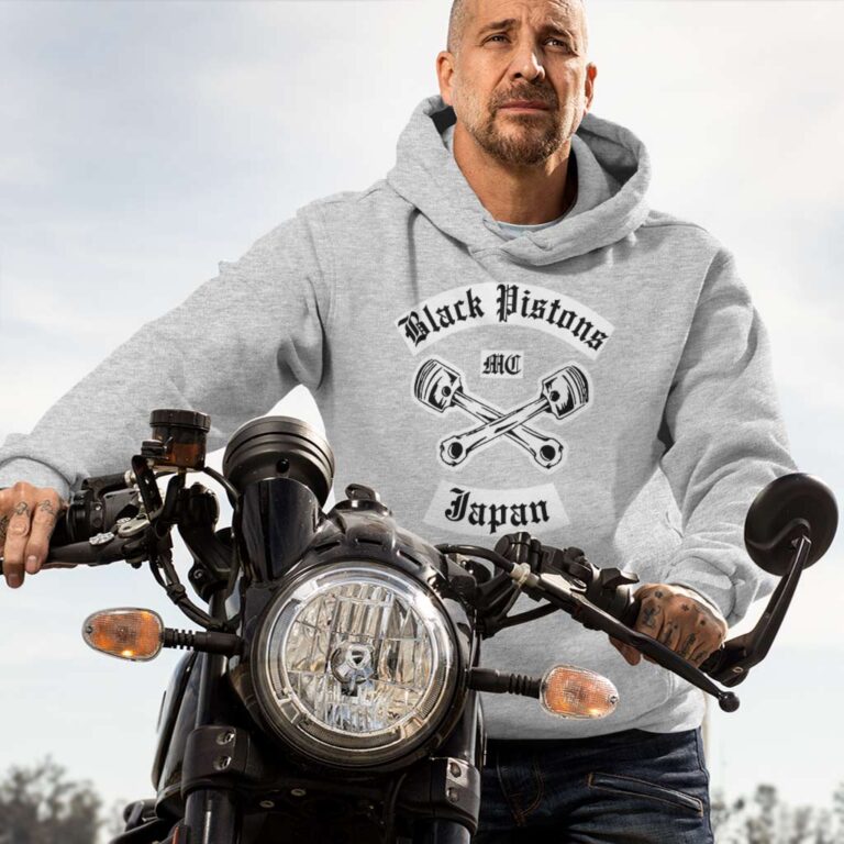 Black Pistons Mc Japan Hoodie Black Pistons Mc Japan Hoodie