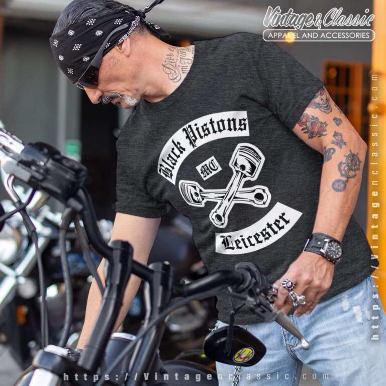 Black Pistons Mc Leicester T Shirt Black Pistons Mc Leicester T Shirt
